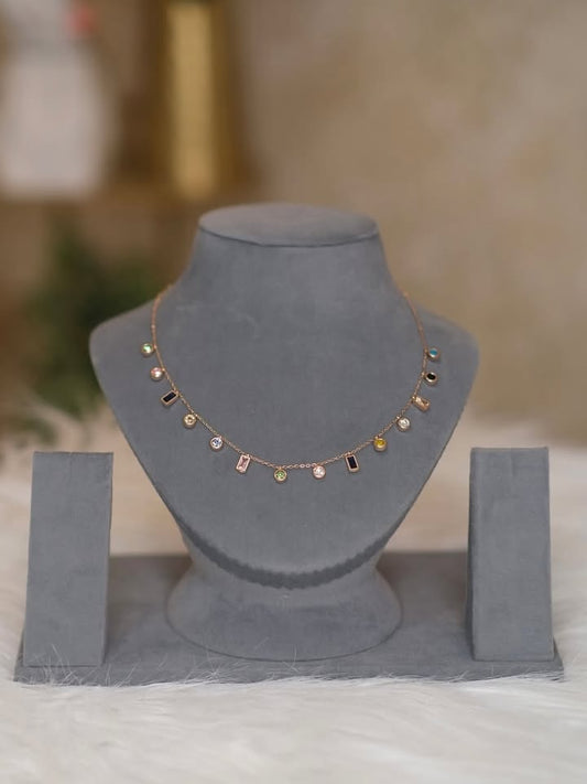 Multi Colour Stone chain